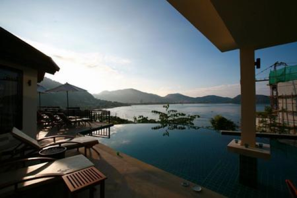 Luxury Modern Four Bedroom Pool Villa Overlooking the Ocean at Patong for Sale-2
