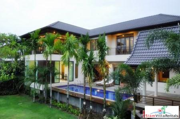 Modern Four Bedroom Home with a Private Swimming Pool for Rent at Laguna-1