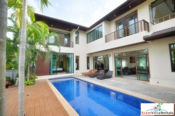 Modern Four Bedroom Home with a Private Swimming Pool for Rent at Laguna-2