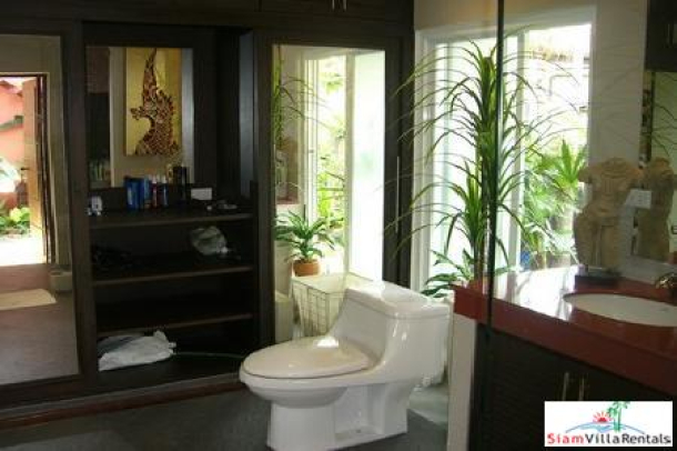 Luxury Villa with Beautiful walled Gardens for Rental at Rawai-7