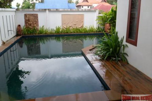 Large Two-Storey House with a Private Swimming Pool for Long Term Rental at Chalong-4