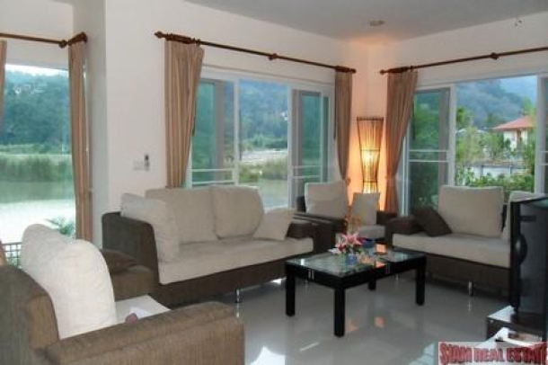 Phuket Nature Home | Beautiful Modern Thai Three Bedroom House with Lake Views For Rent at Chalong-5