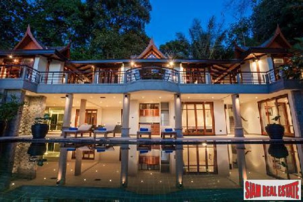 Luxurious Modern Thai Style Five Bedroom Sea-View Villa Available for sale at Surin-12