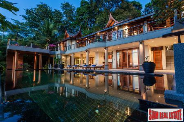 Luxurious Modern Thai Style Five Bedroom Sea-View Villa Available for sale at Surin-2