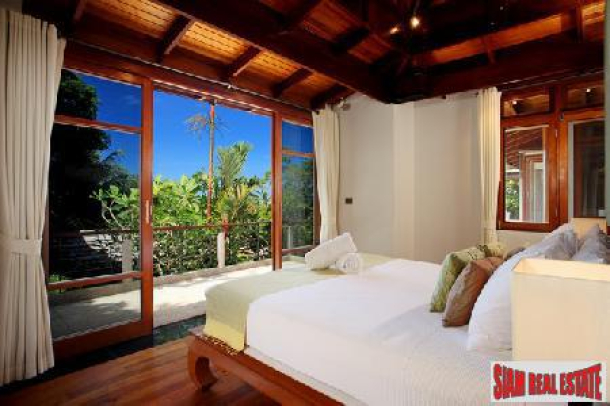Luxurious Modern Thai Style Five Bedroom Sea-View Villa Available for sale at Surin-5