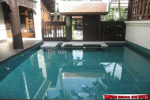 Baan Sukjai | Sukhumvit 40, Three Bedrooms Thai Traditional House with in-house Swimming Pool-5