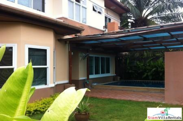 Modern Three Bedroom Unfunished House with a Private Swimming Pool For Long Term Rent at Chalong-2