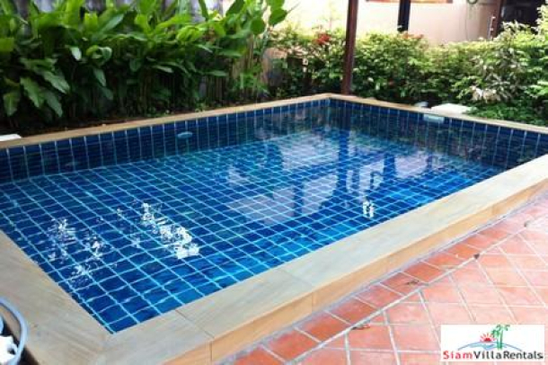 Modern Three Bedroom Unfunished House with a Private Swimming Pool For Long Term Rent at Chalong-3