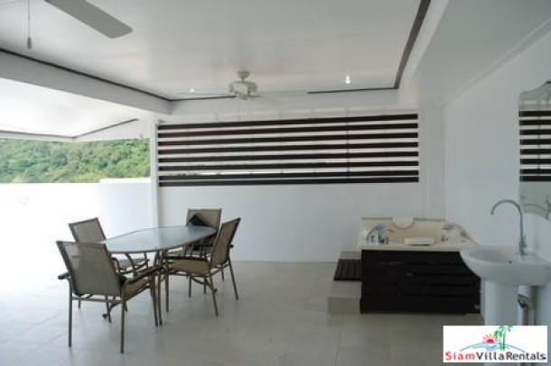 Three Bedroom Sea-View House with Communal Swimming Pool For Rent at Kata-3