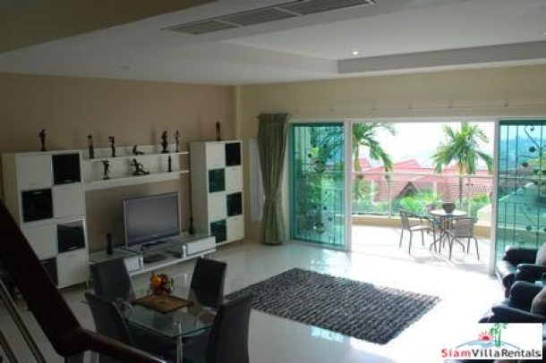 Three Bedroom Sea-View House with Communal Swimming Pool For Rent at Kata-9