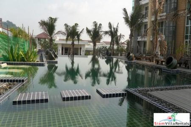 Affordable One Bedroom Apartment with a Communal Swimming Pool for Rent on the Outskirts of Phuket Town-1