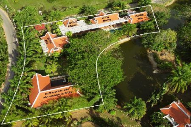 Seven Bedroom Mansion with Private Swimming Pool and Extensive Gardens at Nai Harn For Sale-10