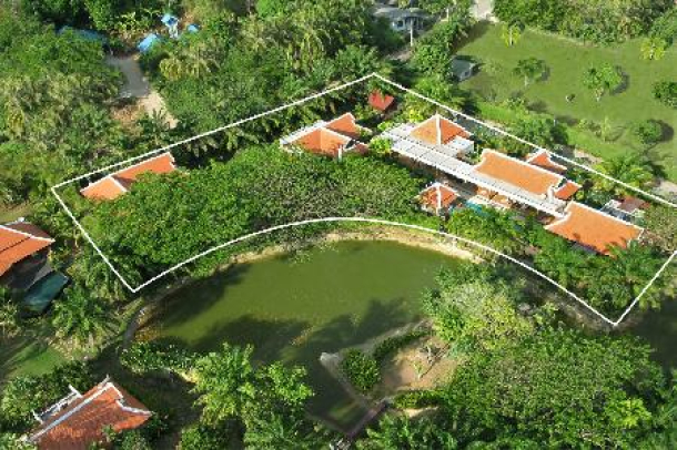 Seven Bedroom Mansion with Private Swimming Pool and Extensive Gardens at Nai Harn For Sale-18
