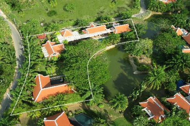 Seven Bedroom Mansion with Private Swimming Pool and Extensive Gardens at Nai Harn For Sale-9