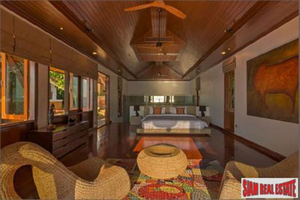 Baan Kata | Beautiful Modern Thai Villa with Unobstructed Sea Views For Sale-16