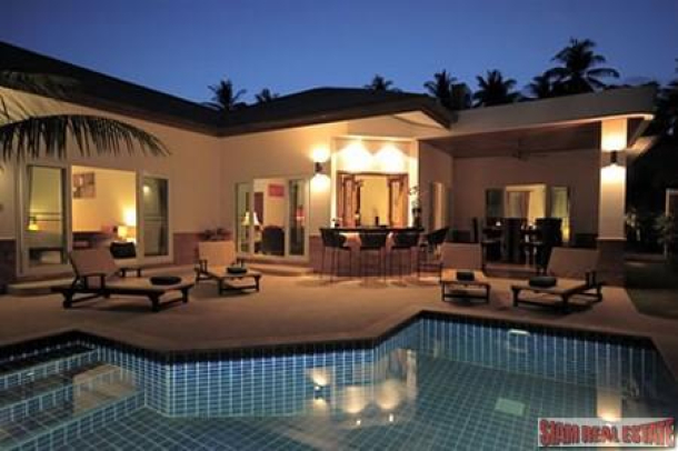 Tamarind Villas | Classy Four Bedroom House with Private Swimming Pool For Long Term Rent at Chalong-3