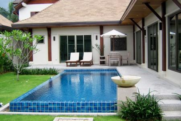 Three Bedroom Modern Pool Villa at Nai Harn For Rent-1