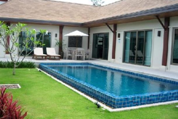Three Bedroom Modern Pool Villa at Nai Harn For Rent-7