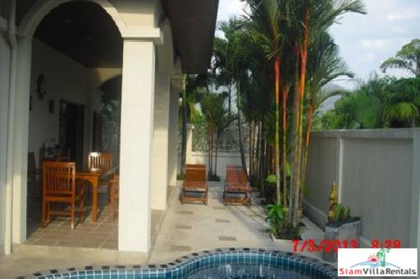 Semi-Detached Townhouse with Two Bedrooms For Rent at Chalong-12