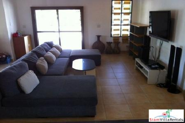 Semi-Detached Townhouse with Two Bedrooms For Rent at Chalong-9