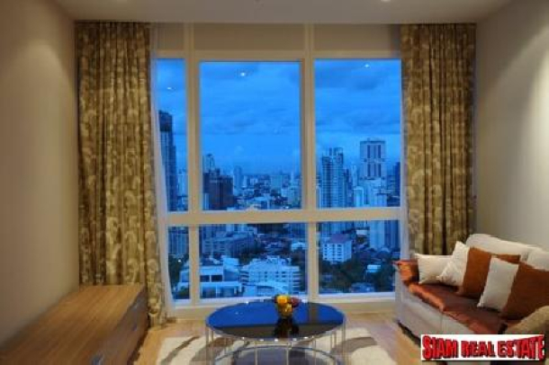 SOLD Serene and sophisticated lifestyle on 28th floor facing east with size of 90 sq. m., 2 bedrooms, 2 bathrooms fully furnished condo for rent, at Millennium Residence @ Sukhumvit 16.-1