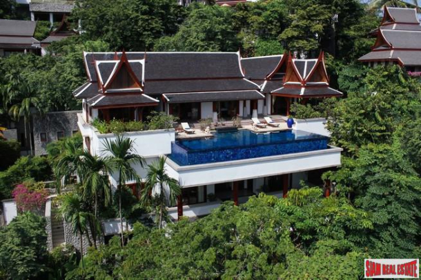 Modern Tropical Four to Six Bedroom House with Sea-Views For Sale at Surin-1
