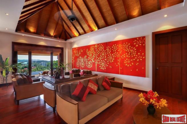 Modern Tropical Four to Six Bedroom House with Sea-Views For Sale at Surin-14