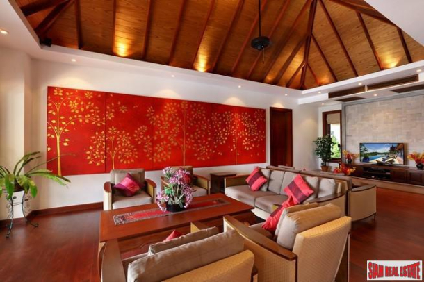 Modern Tropical Four to Six Bedroom House with Sea-Views For Sale at Surin-15