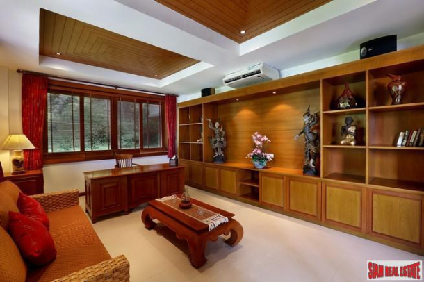 Modern Tropical Four to Six Bedroom House with Sea-Views For Sale at Surin-29