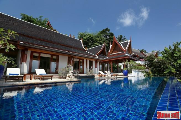 Modern Tropical Four to Six Bedroom House with Sea-Views For Sale at Surin-3