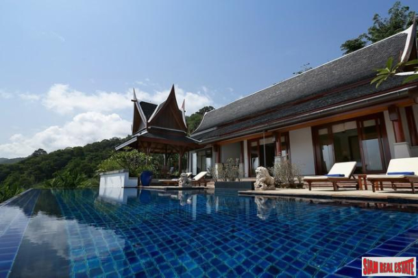 Modern Tropical Four to Six Bedroom House with Sea-Views For Sale at Surin-7
