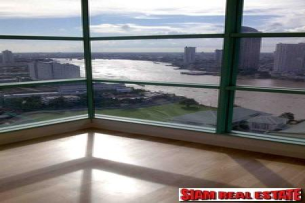 Chatrium Condominium | One Bedroom 24th Floor Condo with Seamless Views of Chao Phraya River for Rent-3