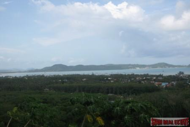 Three Rai one Ngan of Elevated Sea-View Land For Sale at Rawai-4