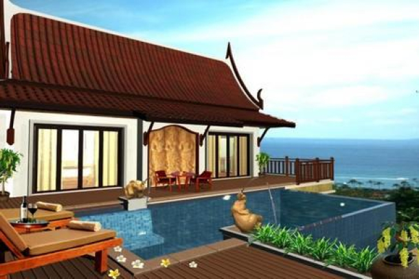 Two and Three Bedroom Balinese/Thai Villas with Sea-Views at Koh Lanta For Sale-1