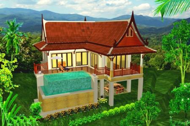 Two and Three Bedroom Balinese/Thai Villas with Sea-Views at Koh Lanta For Sale-7