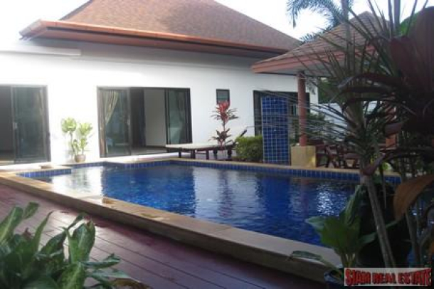 Modern Three Bedroom Pool Villa at Rawai For Rent-1
