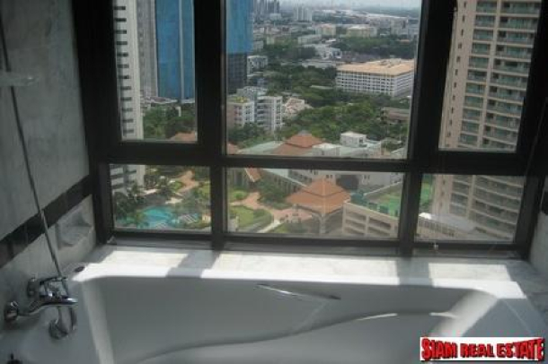 180 degrees view of bangkok central business district on high rise condominium-6
