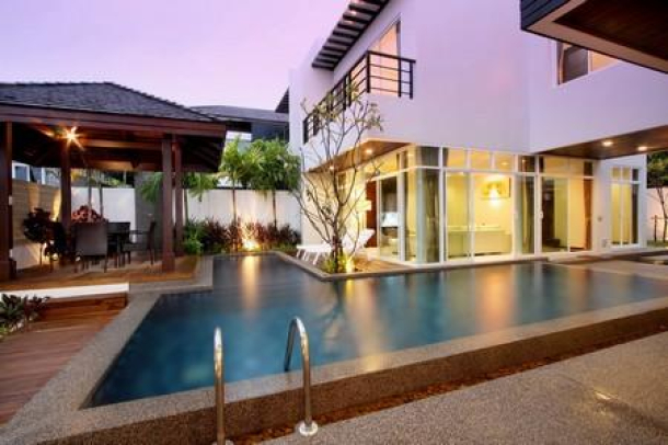 Modern House with Sea-Views and a Swimming Pool on a New Development For Long Term Rental at Rawai, Phuket-1