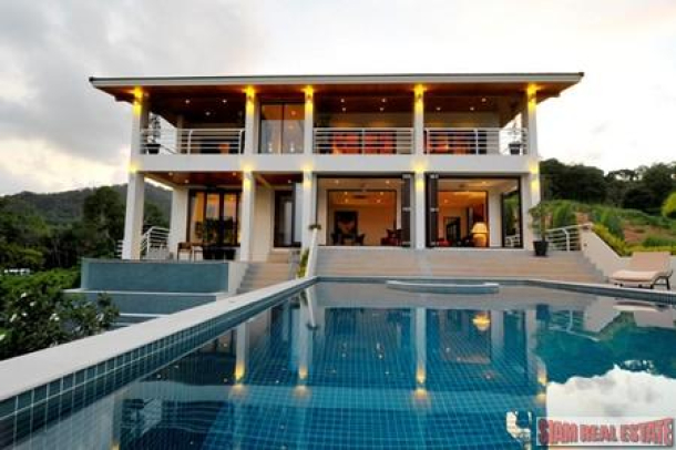 Luxury Five Bedroom Holiday Villa with Stunning Views in Rawai-9