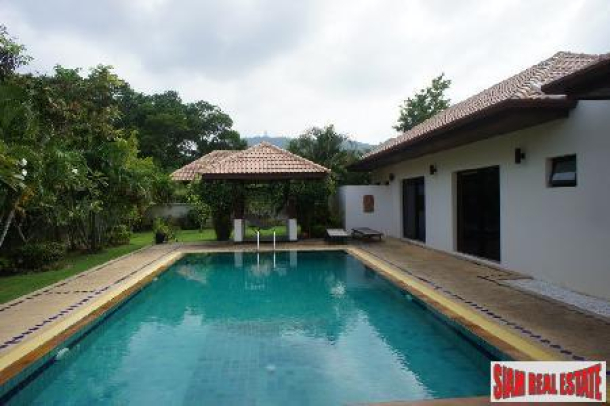Thai Balinese Style 4 Bedroom Villa with Pool in Thalang-15