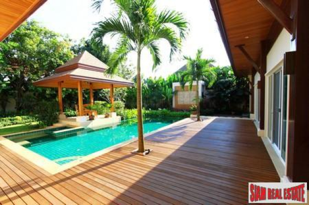 Thai Balinese Style 4 Bedroom Villa with Pool in Thalang-12