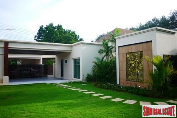 Thai Balinese Style 4 Bedroom Villa with Pool in Thalang-2