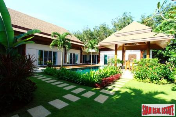 Thai Balinese Style 4 Bedroom Villa with Pool in Thalang-4