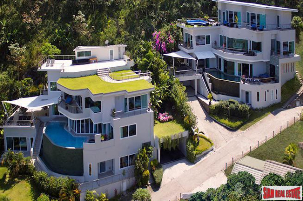 Villa Namaste | Contemporary Seven Bedroom Villa with Sea View for Sale in Bang Tao-10