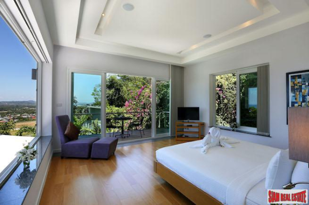 Villa Namaste | Contemporary Seven Bedroom Villa with Sea View for Sale in Bang Tao-17