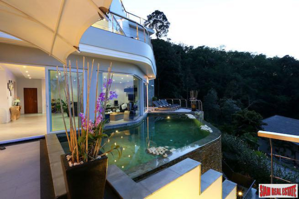 Villa Namaste | Contemporary Seven Bedroom Villa with Sea View for Sale in Bang Tao-3