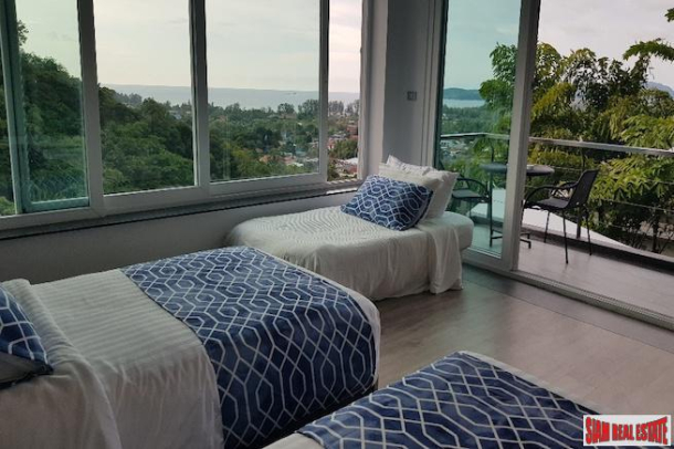 Villa Namaste | Contemporary Seven Bedroom Villa with Sea View for Sale in Bang Tao-7