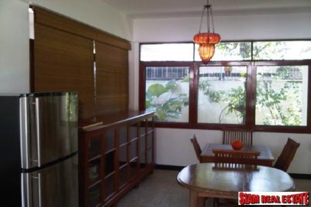 Peaceful house for rent, 3 bedrooms, 2 bathrooms, garden and balcony on Sukhumvit 71-7