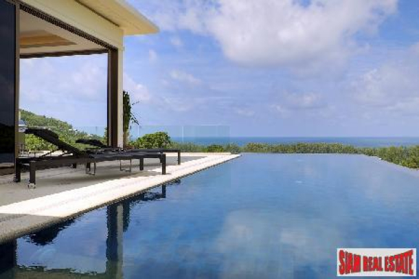 Stunning New 3-4 Bedroom Pool Villas with Sea Views in Nai Thon-1