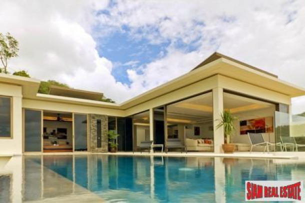 Stunning New 3-4 Bedroom Pool Villas with Sea Views in Nai Thon-6